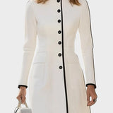 Ksenia – sukienka midi kontrast