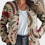Pearla™ - Kardigan z Kwiatowym Wzorem Inspirowanym Naturą