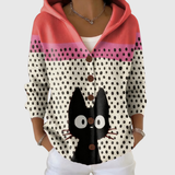 Sweter z kapturem w stylu komfortowym