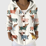Sweter z kapturem w stylu komfortowym