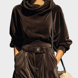 Solenne – luźny komplet welurowy