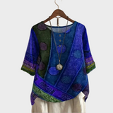 Valerie - Kolorowy boho-top