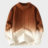 Sweter z gradientowym farbowaniem