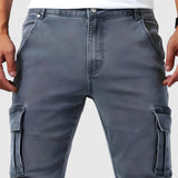 Marino – Spodnie cargo z elastanem