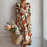 Anna - Kwiatowa Sukienka Boho