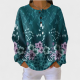Roos - Bluza z nadrukiem kwiatowym