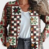 Everlyn™ - Sweter Świąteczny w Stylu Patchwork