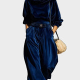 Solenne – luźny komplet welurowy