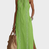 Jimena - midi-sukienka z lnu