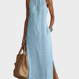 Jimena - midi-sukienka z lnu