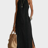 Jimena - midi-sukienka z lnu